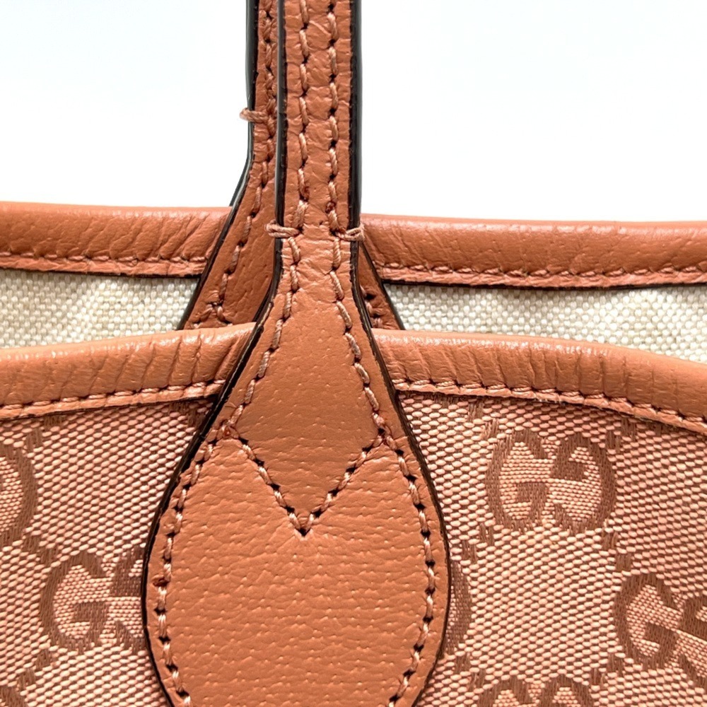 GUCCI Authentic Pink Canvas Tote Bag - Picture 16 of 16